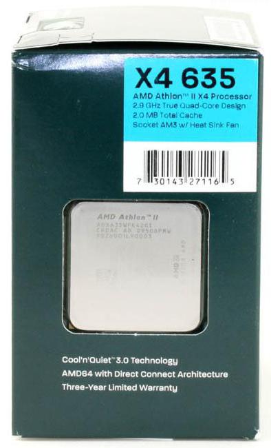 AMD Athlon II X4 635 מעבד עבור Socket AM3: סקירה, ביקורות