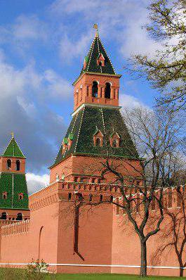 מגדל Taynitskaya של הקרמלין במוסקבה: שנת הקמת ותצלום