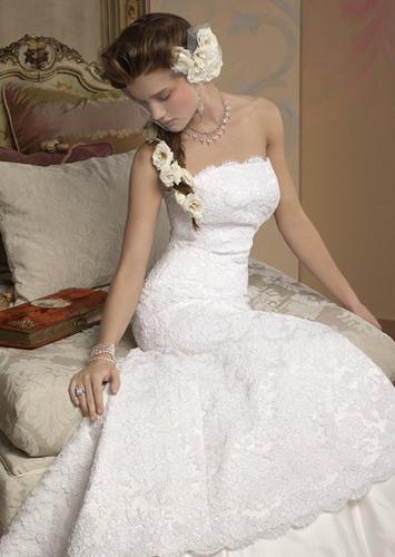 איך לבחור את שמלות חתונה מושלמת תחרה?