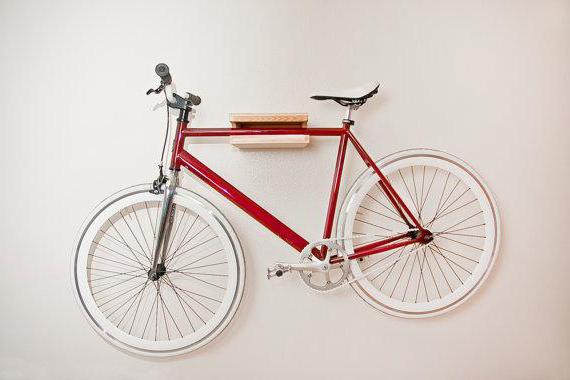 מתלה אופניים מותקן על הקיר: אופציות ותיאור
